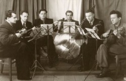  М. Лисицын, Н.Фалейчик,  Д. Захар, Захорошко, П. Погоцкий, 1953г.