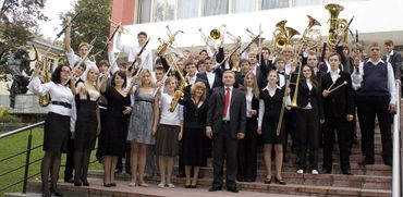 Руководитель духового оркестра Черепко А.И., 2012г.